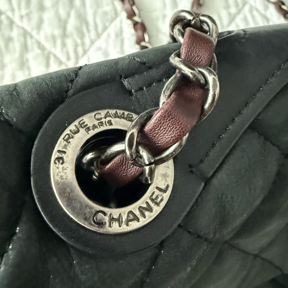 Chanel Iridescent Calfskin “In The Mix” Flap Satchel –Excellent & Dust Bag & Box - Picture 12 of 15